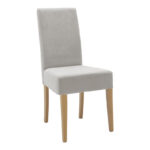 Chair Ditta pakoworld with grey fabric - sonoma legs 44x56x96cm