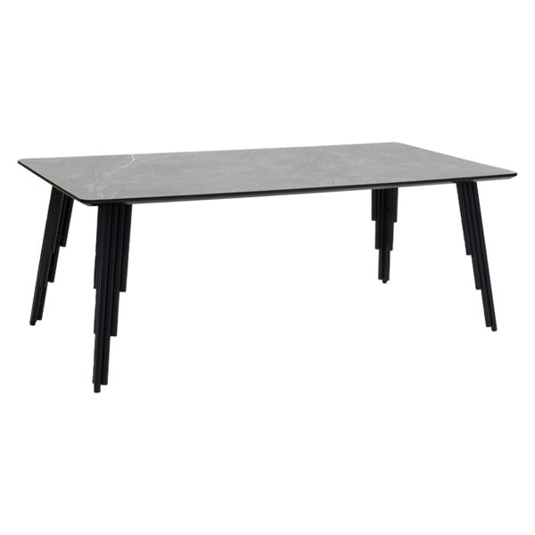 Coffee table Lifo pakoworld MDF dark grey cement-black 120x60x45åê