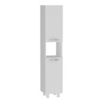 Wanka pakoworld column wardrobe in white 30x32x144cm