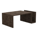 Poko pakoworld coffee table in dark walnut 86.8x50x32.4cm