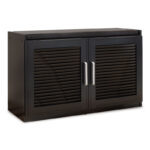 Shoe cabinet stool Crispy pakoworld 9 pairs wenge 94x34.5x60cm