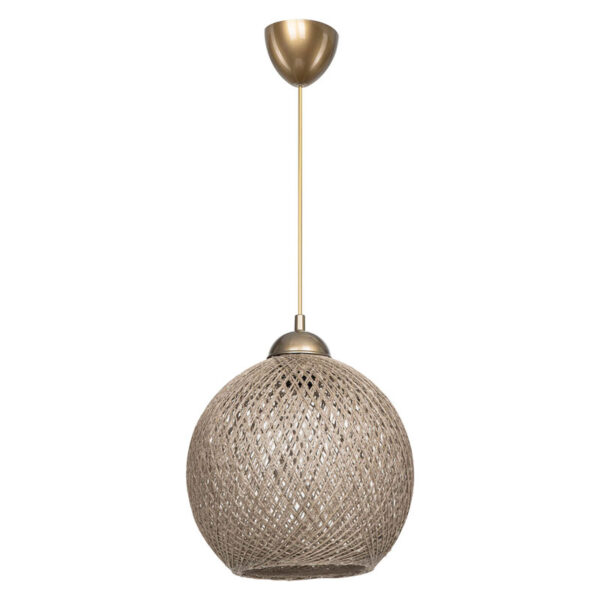 Ceiling light Leshia pakoworld Å27  brown D26x26cm