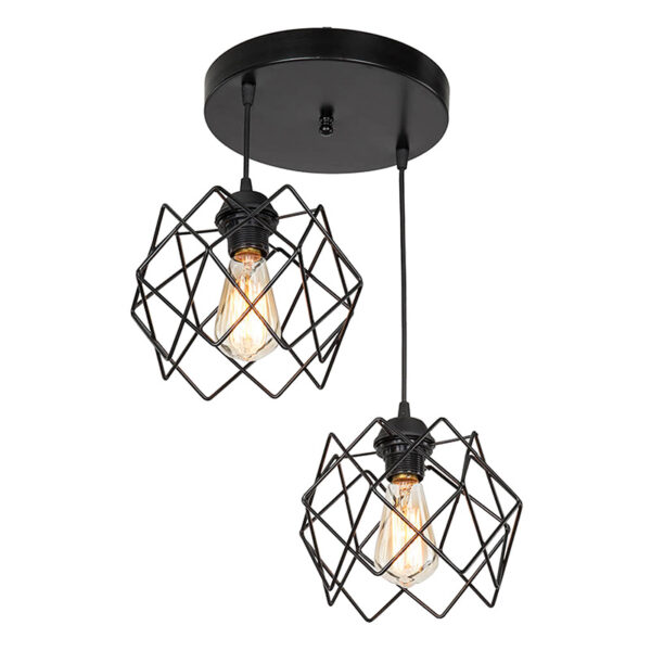 Ceiling light PWL-1021 pakoworld Å27 black D40x70cm