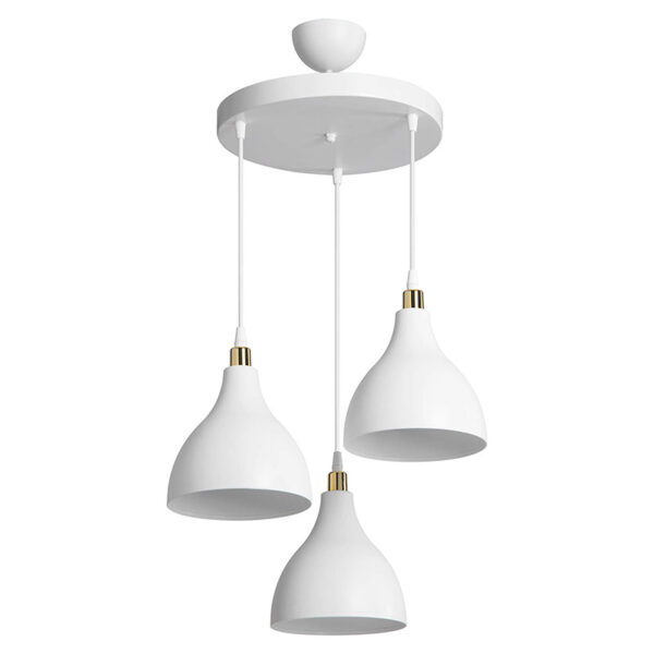 Ceiling light Lofty pakoworld Å27 white D40x80cm