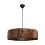 Tebaha pakoworld single-light ceiling lamp E27  in brown shade Ö55x20cm