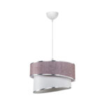 Ceiling light Loopy pakoworld Å27 rose-white D30x18cm
