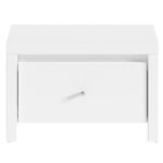 Nightstand Fansi pakoworld white 51x40.5x33.5cm