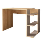 Toska pakoworld work desk in oak-sandstone shade 114x56x76cm
