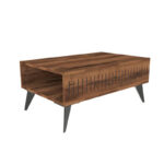 Marla pakoworld table in walnut shade 90x56x40cm