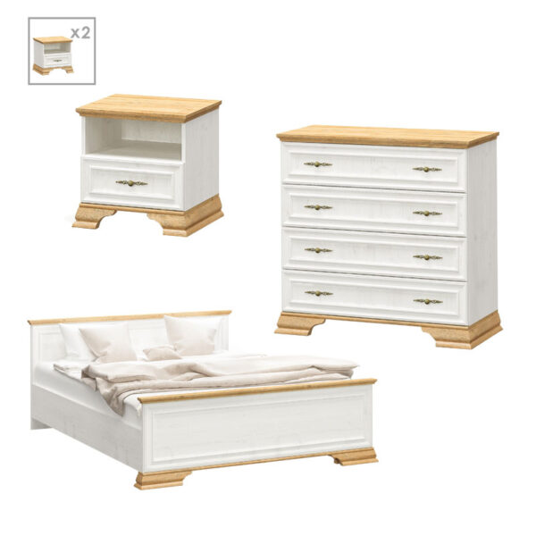 Student's bedroom set Dreams 5 pakoworld 4 pcs