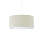 Single-light ceiling lamp PWL-1091 pakoworld E27 in cream shade D38x21cm