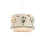 Children's ceiling lamp Balon pakoworld in cream shade D30x20cm