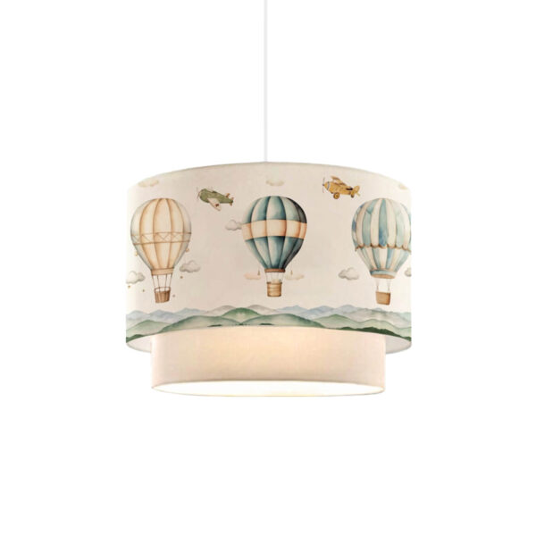 Children's ceiling lamp Balon pakoworld in cream shade D30x20cm