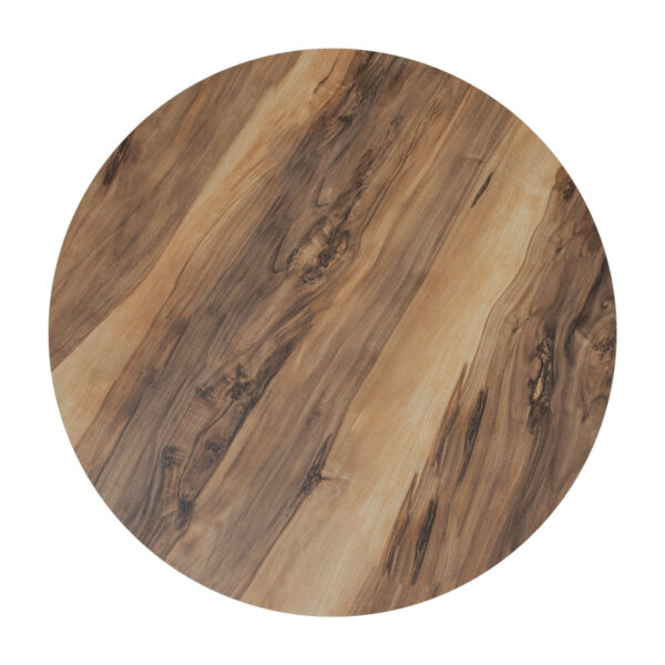 Table top Noble pakoworld HPL walnut 60x60cm thickness 12mm