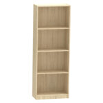 Bookcase Presley pakoworld sonoma 60x30x167cm