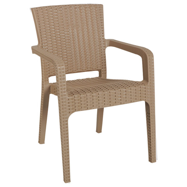 Armchair Halcyon pakoworld PP color cappucino