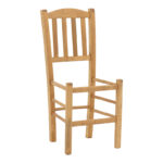 Coffee shop chair Damnir pakoworld solid beech wood polish walnut 41x42x92cm
