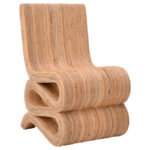 Favorsy armchair pakoworld rattan in natural color 65x52x90cm