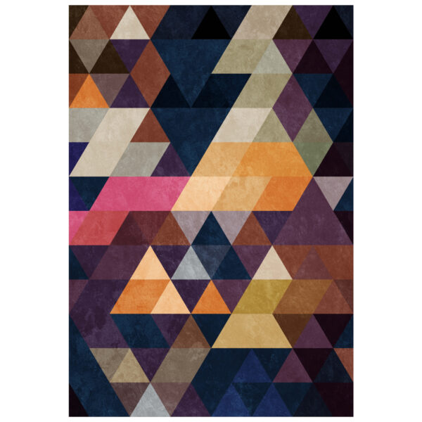 HM7677.20 120X170CM, MULTICOLORED CARPET, FRINGES