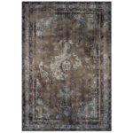 VINTAGE CARPET HM7675.05,160X230cm, brown, JOSIANE, FRINGES