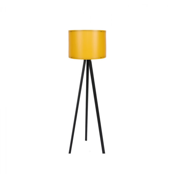 FLOOR LAMP IN BLACK AND YELLOW HM7272.12 Φ38x145cm