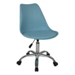 OFFICE CHAIR VEGAS 1PC HM1052.08 LIGHT BLUE 48x56x95Hcm.