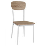 Dining chair sonama with white legs HM8373.02 39,5x49,5x87 cm