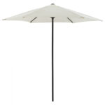 ALUMINUM UMBRELLA HM6030.02 ECRU- GRAY Φ250x236 cm.