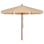 Professional umbrella 3m with wooden frame HM6020 Beige