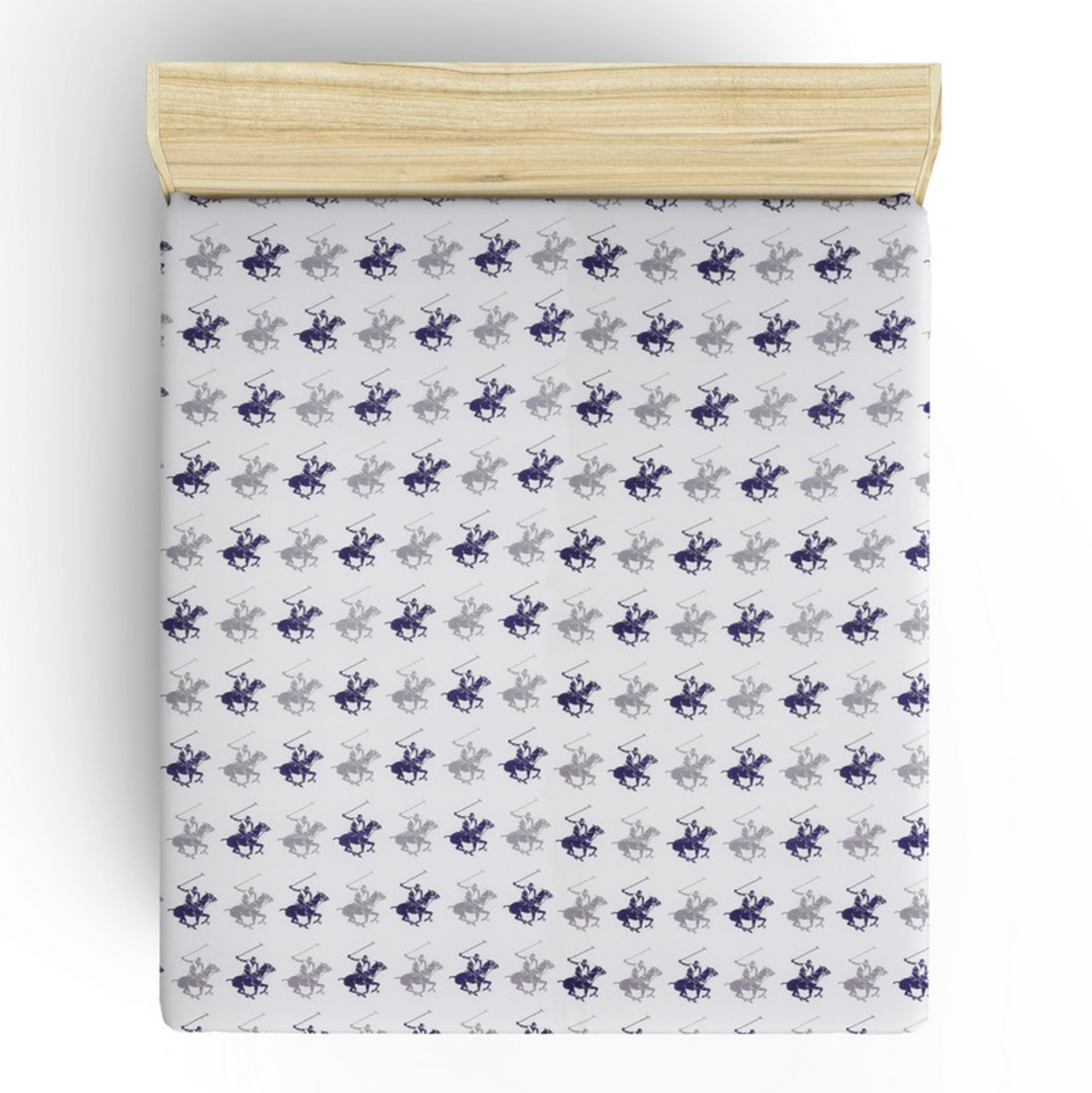 FLAT SHEET BEVERLY HILLS POLO CLUB HM12032.02 WHITE GRAY 180x240 cm. 176BHP1129