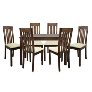 Set Dining Table 5 pieces Table Opened 120+30Χ80Χ75cm & 4 Chairs HM10049