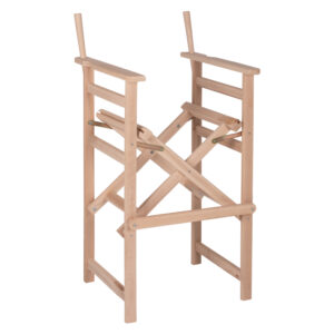 DIRECTOR'S BAR STOOL PALMER UNPAINTED FRAME ONLY HM5578.04 57x57x117Hcm