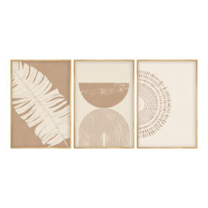 Canvas painting Terpen I pakoworld triptych with digital printing 50x2x70cm