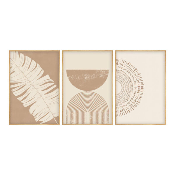 Canvas painting Terpen I pakoworld triptych with digital printing 50x2x70cm