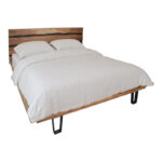Imena pakoworld bed, solid acacia wood, natural color 160x200cm