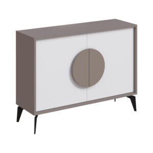 Buffet Gora pakoworld in mocha-white color 110x35.6x82cm