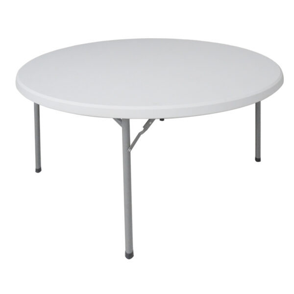 One-piece catering-conference table Comfort pakoworld white round D150x74cm