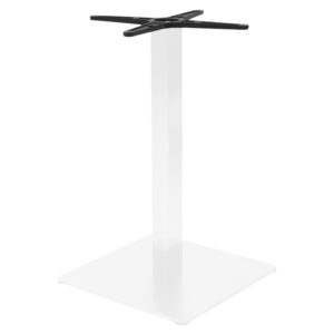 Table base bar Stofan pakowolrd metal white-black 45x45x108cm