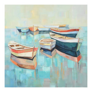 Canvas painting Boatty É Inart 100x3x100cm