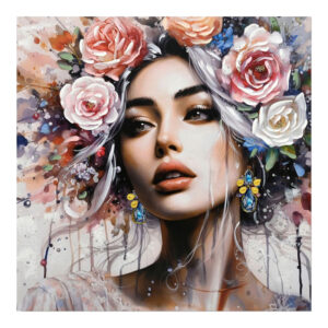 Canvas painting Prima É Inart 100x3x100cm