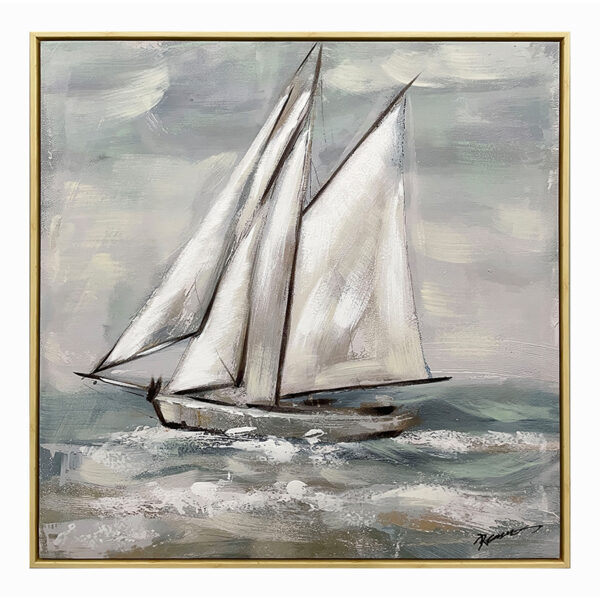 Painting on canvas Siedo Inart with frame 70x3.5x70cm