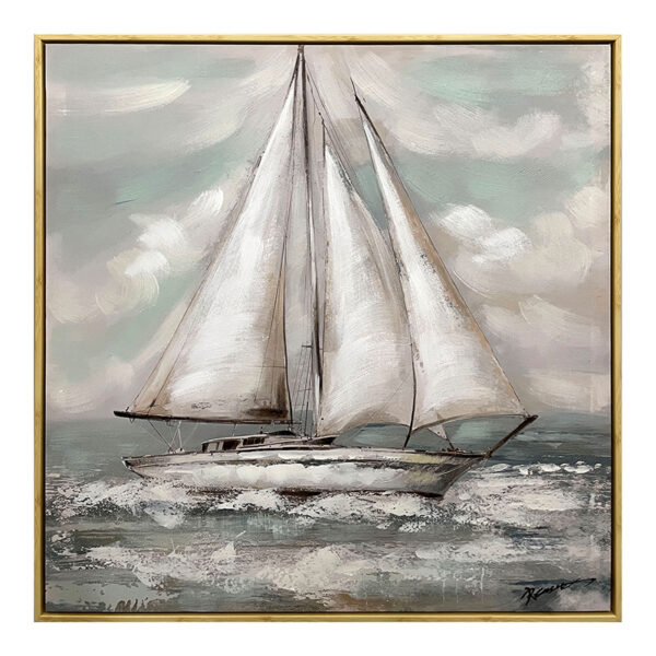 Painting on canvas Siedo I Inart with frame 70x3.5x70cm