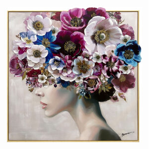 Painting on canvas Mavare É Inart with frame 100x3.5x100cm