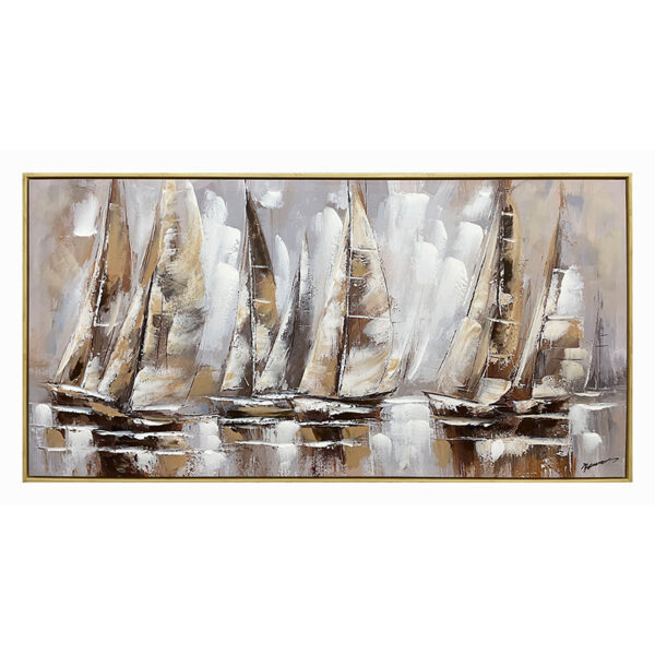 Painting on canvas Yelkan É Inart with frame 120x3.5x60cm