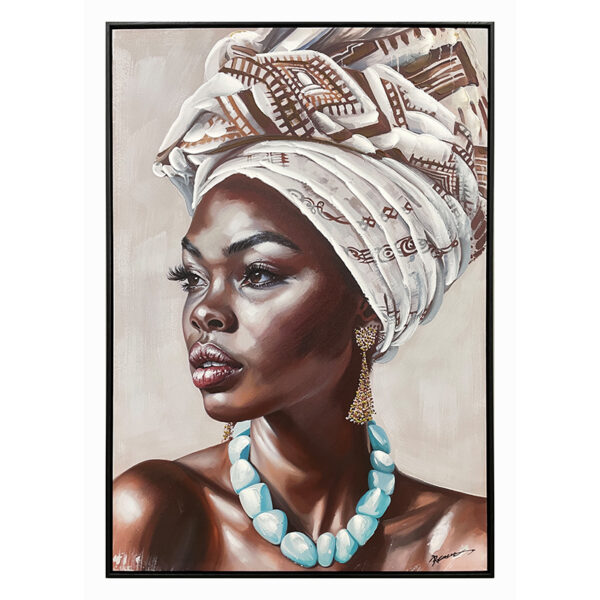 Painting on canvas Zaira É Inart with frame 70x3.5x100cm