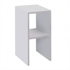 Deseo pakoworld bedside table in white shade 30x30x60cm