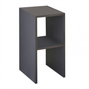 Deseo pakoworld bedside table in anthracite shade 30x30x60cm