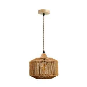 Siang pakoworld single-light ceiling lamp, metal-rope in natural shade, Ö25x20cm