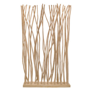 Floor decoration Barbin pakoworld teak-suar wood in natural color 120x25x200cm
