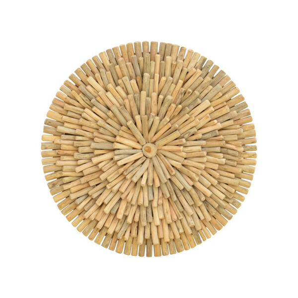 Wall decorative Decofy Inart drift wood in natural color D60x5cm